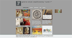 Desktop Screenshot of annaartgaleria.pl