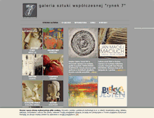 Tablet Screenshot of annaartgaleria.pl